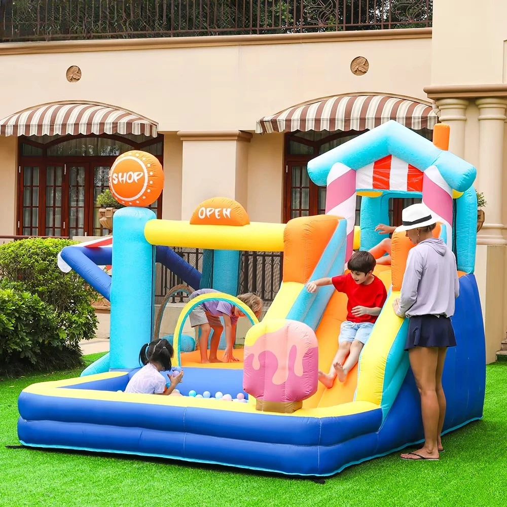 

Summer Holiday House Use Indoor Childlike Jumping Bounce House Inflatable Bouncy Castle for Kids