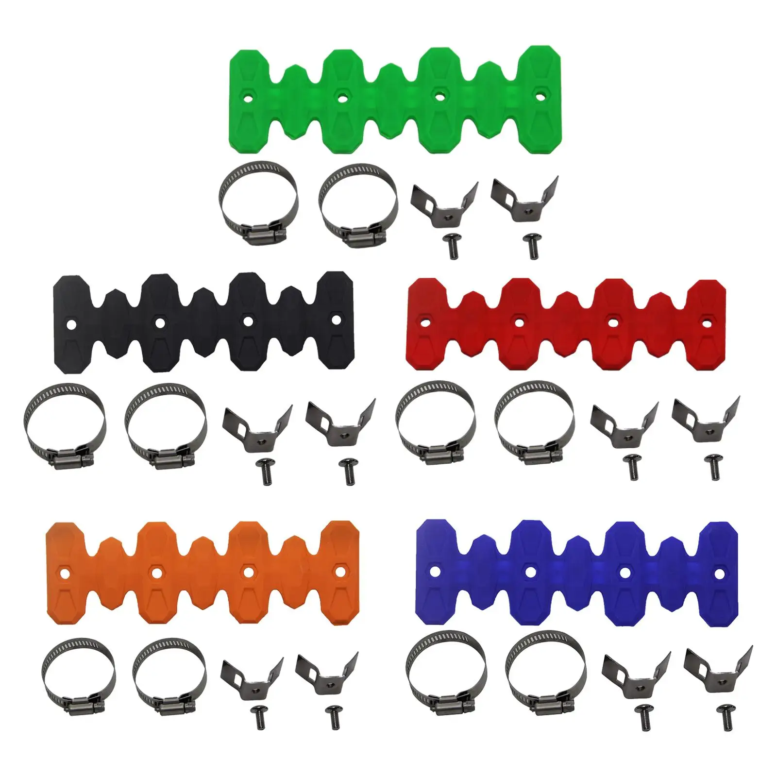 

Выхлоп мотоцикла/гибкая защита от ожогов с 2 зажимами/подходит для аксессуаров для выхлопных газов диаметром 27-51 мм