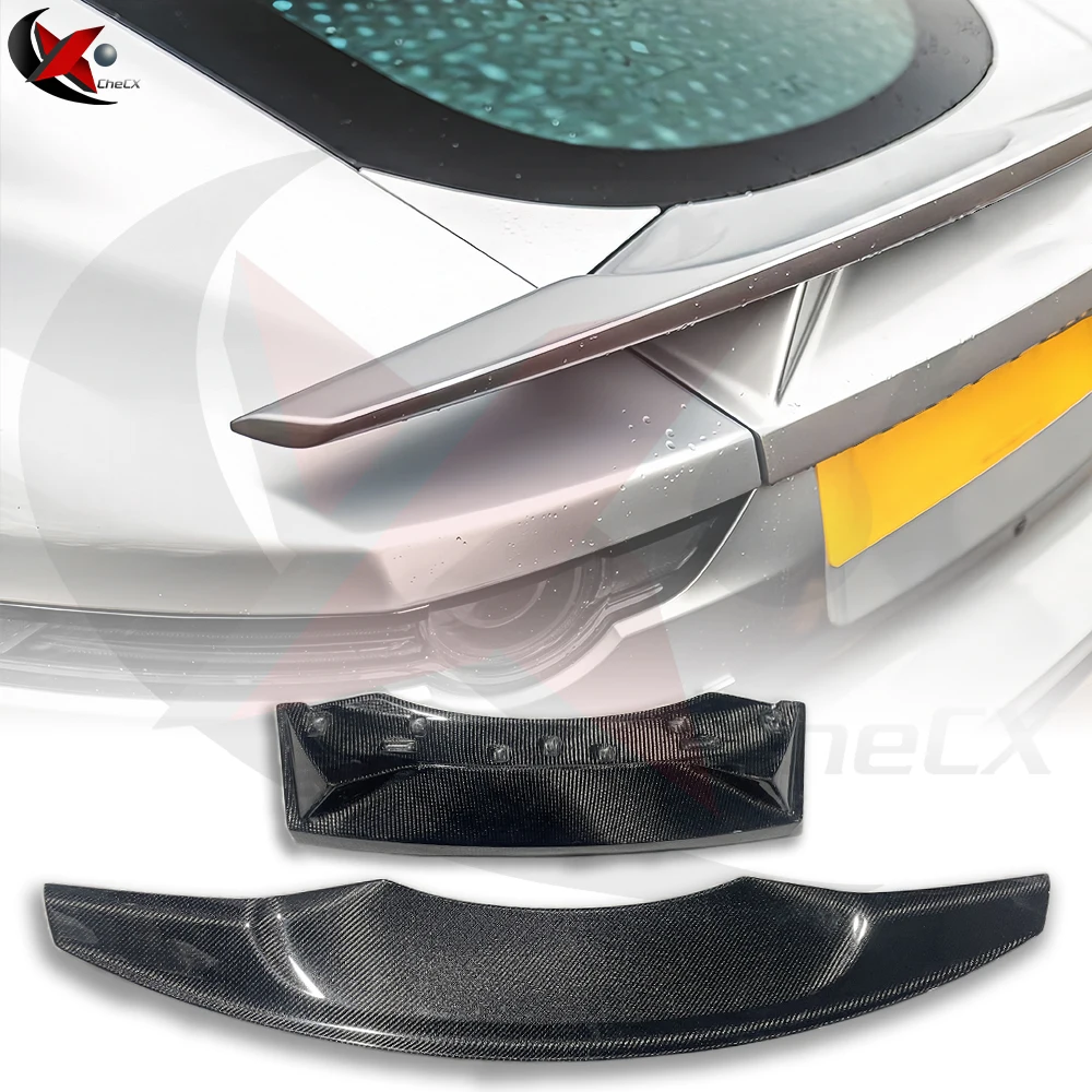 Forged Real Carbon Fiber Car Rear Wing Trunk Lip Spoilers For Jaguar F-Type 2013 2014 2015 2016 2017 2018 2019 2020