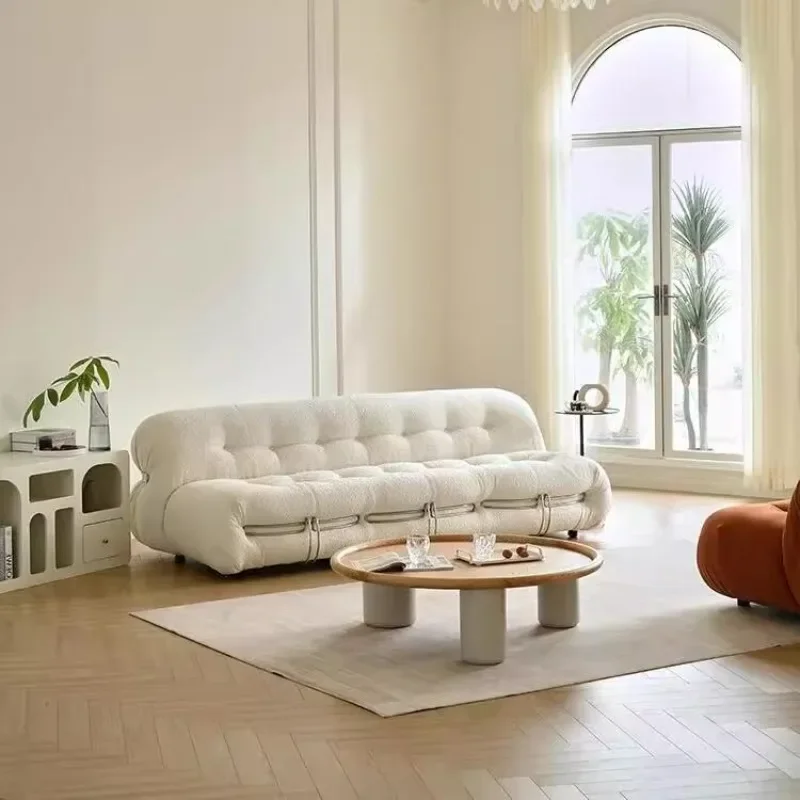 

Cream Designer Living Room Sofas White European Tiny House Create Living Room Sofas Puffs Comfortable Muebles Salon Furniture