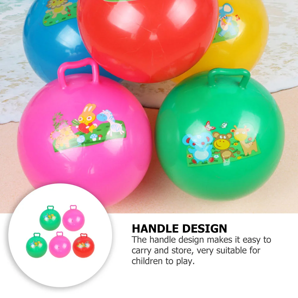 Cartoon Pattern Hopping Ball The Toy Children’s Toys Kids Bouncy Jumping Inflatable Balls Pvc for