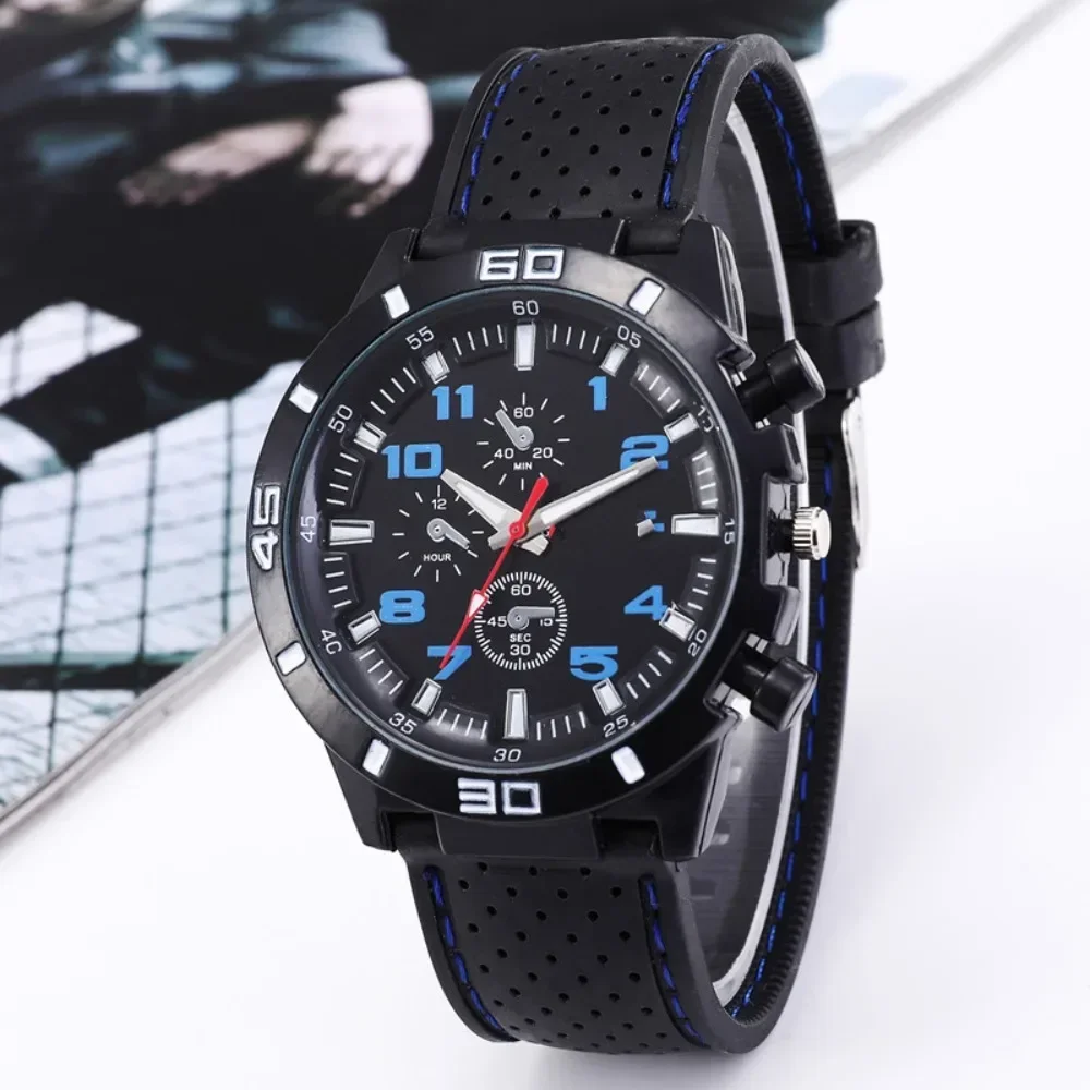 New Brand Quartz Men Watches Reloj Hombre Luxury Male Clock Sport Mens Watch Fashion Silicone Strap Student Wristwatches Gift