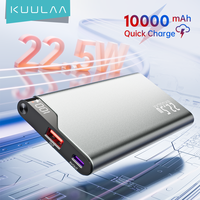 KUULAA 22.5W Power Bank 10000mAh Portable Charger PowerBank Fast Charging External Battery For iPhone16 15 14 Xiaomi poweer bank