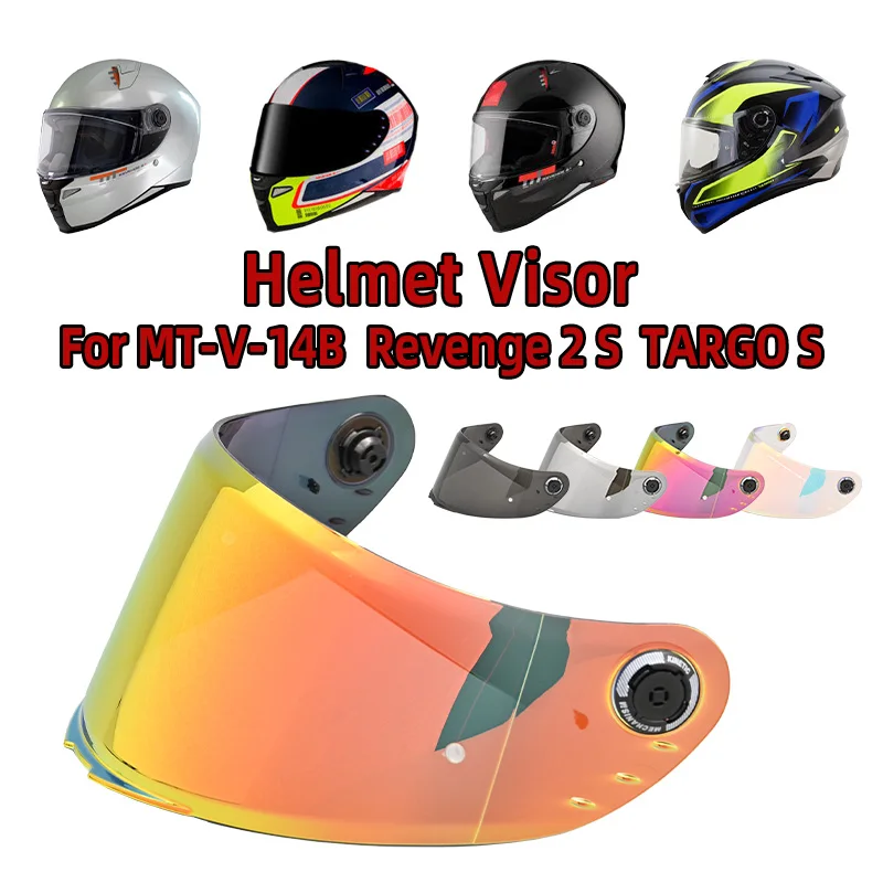 Casco Casco Moto Visor For MT-V-14B Revenge 2 S Targo S Full Face Helmet Lens Motorcycle Accessories Capacete Revenge 2 S Targo S - Aliexpress Deal
