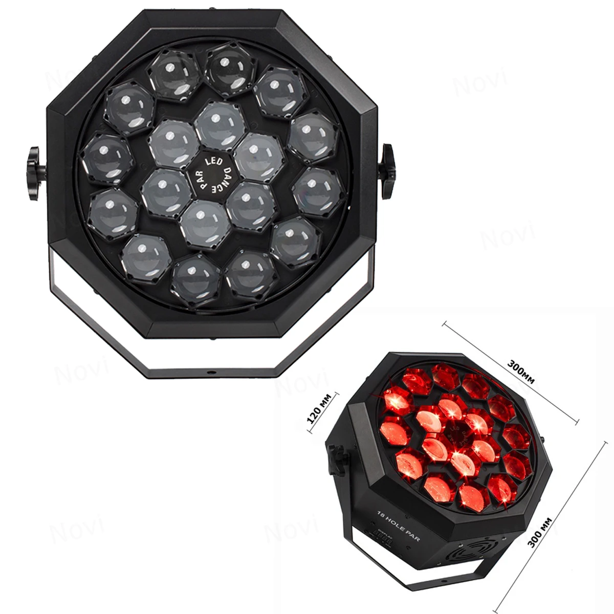 Hot Sale 18X10W Rgbw 4In1 Flat Led Bee Eyes Par Can Light For Dj Stage Event Disco Bar Theater