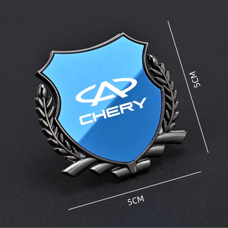 3D Metal Car Trunk Window Side Emblem Badge Decal Sticker For CHERY TIGGO 3 4 5 7 PRO 8 2 T11 M11 Fulwin Accessories