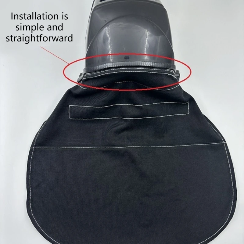 Wide Coverage Welding Cap Headgear Welding Helmet Extended Cover Secure Hold