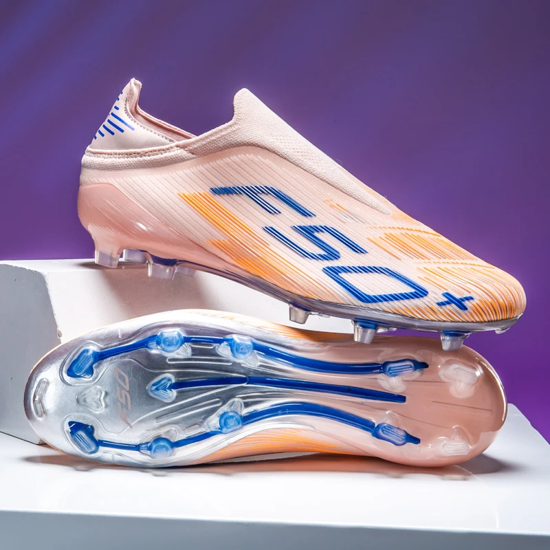 Breathable Soccer Cleats for Men, Fg/Ag with Long Studs for Artificial Turf, Non-Slip, a Must-Have for Fans