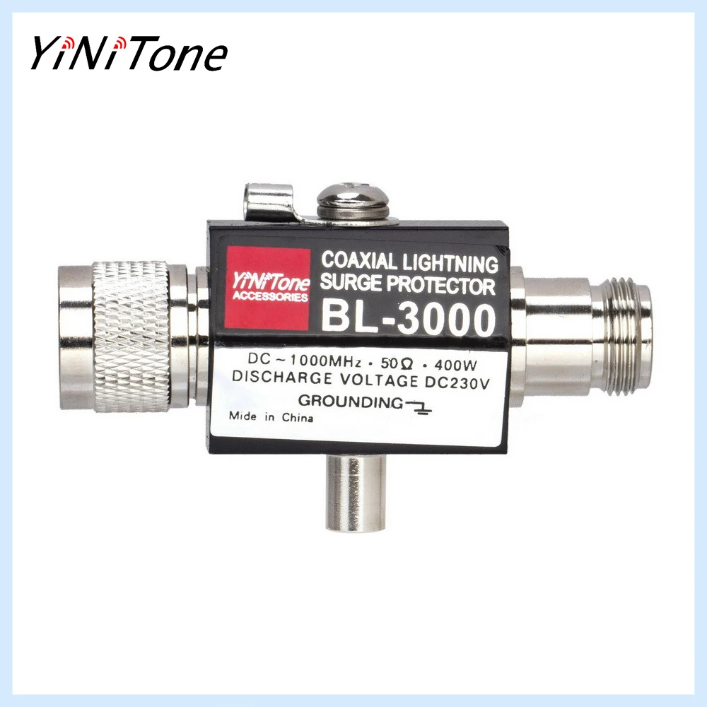 

BL-3000 N Male to N Female 400W 50Ohm Radio Repeater Coaxial Anti-Lightning Antenna Surge Protector Surge Arrester