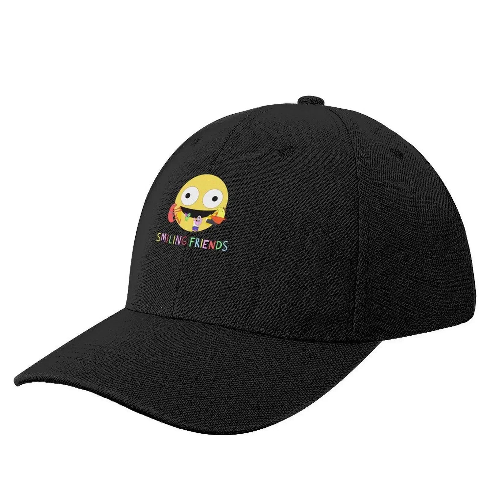 

Smiling Friends Logo Baseball Cap funny hat Sun Hat For Children hiking hat fun hats Caps For Women Men's