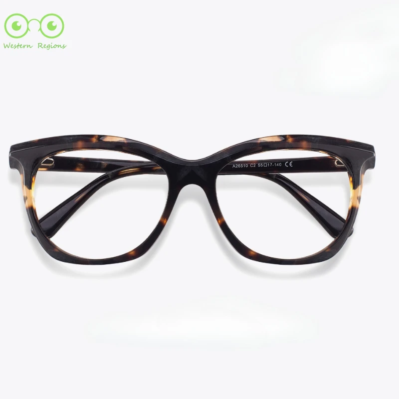 新ファッションカラー在庫あり-アセテート製-レディース-厚め光学フレーム-高品質-クラシック-シンプル