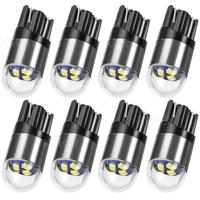 8x Car Interior Light Bulbs - 12 V W5W 0.5W W2,1x9,5d Bulbs Dome Map Cargo Roof Side Light Parker Number Plate Light Globe White