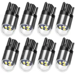 8x Car Interior Light Bulbs - 12 V W5W 0.5W W2,1x9,5d Bulbs Dome Map Cargo Roof Side Light Parker Number Plate Light Globe White