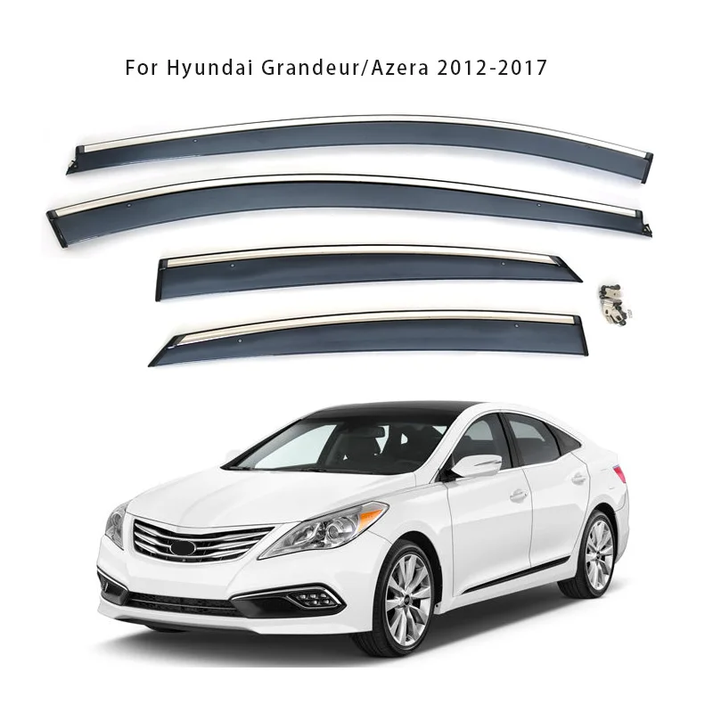 

Дефлектор окна для Hyundai Grandeur/Azera 2012-2017, козырек от солнца на боковое окно, защита от дождя, вентиляционный козырек
