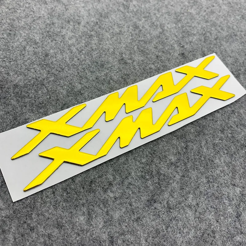 Pegatinas de motocicleta con emblema 3D, calcomanía con logotipo de tanque elevado para YAMAHA XMAX 155, 300, 560, piezas adhesivas suaves,