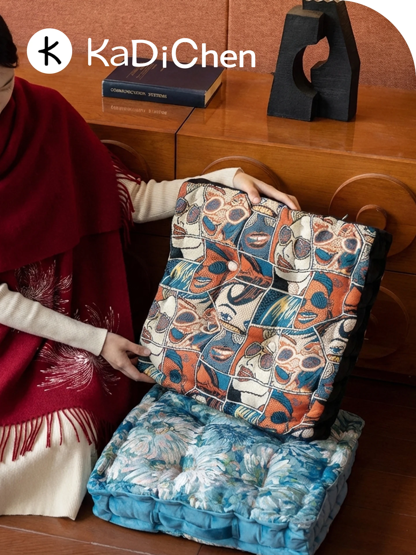 

Новая классическая квадратная подушка для стула, противоскользящая, для обеденного стола, декоративная, для дома, аксессуар для мебели