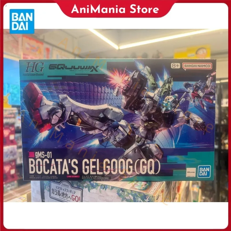 

В наличии Оригинальный сборный набор Bandai Gundam Model Kit HG 1/144 gMS-01 Bocata's Gelgoog GQ, коллекционная аниме-фигурка, модель для сборки, игрушка