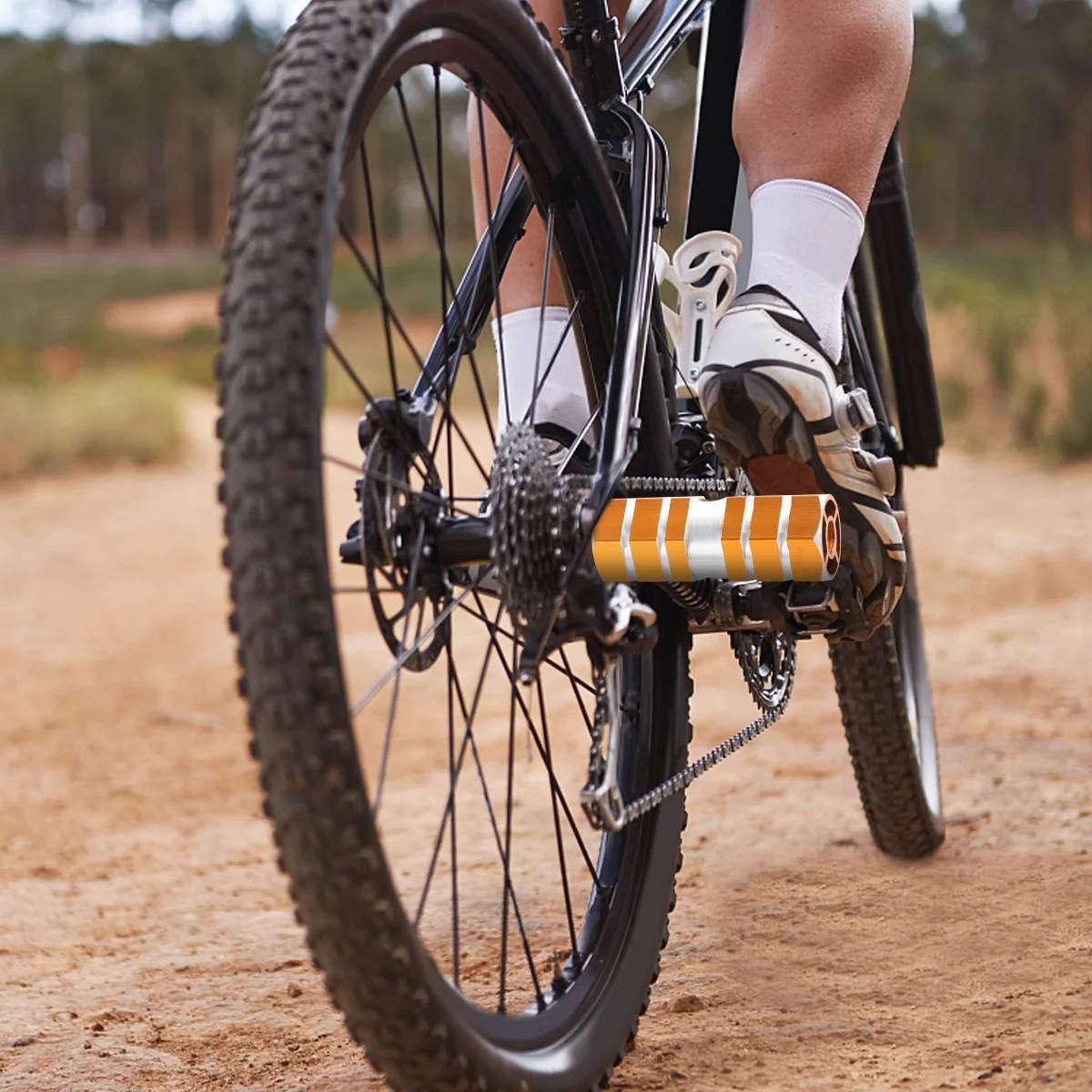 Footpeg For Bicycle Repairing Alloy Cylinder Pedal Sturdy Bike Peg Replacement Mountain Usual Bike Accessory Riding Tool