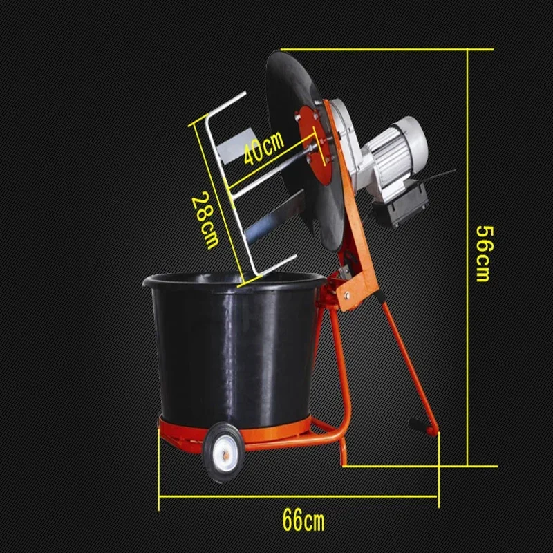 لعمودي صغير الاسمنت هاون خلاط الطلاء المنزلية تغذية المواد خلاط الجاف والرطب الاستخدام المزدوج معدات تربية XGM-80D #3