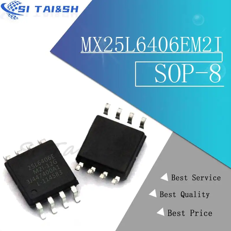 

10PCS MX25L6406EM2I-12G Black plastic protective case For SOP-8 MX25L6406EM2I-12 MX25L6406EM2I 25L6406E