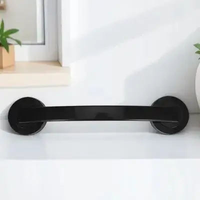 

Bathroom Handrail Shower Grab Bar Non-skid Safety Handles for Elderly Bathtub Stairs Assist Black Long handicap shower bars