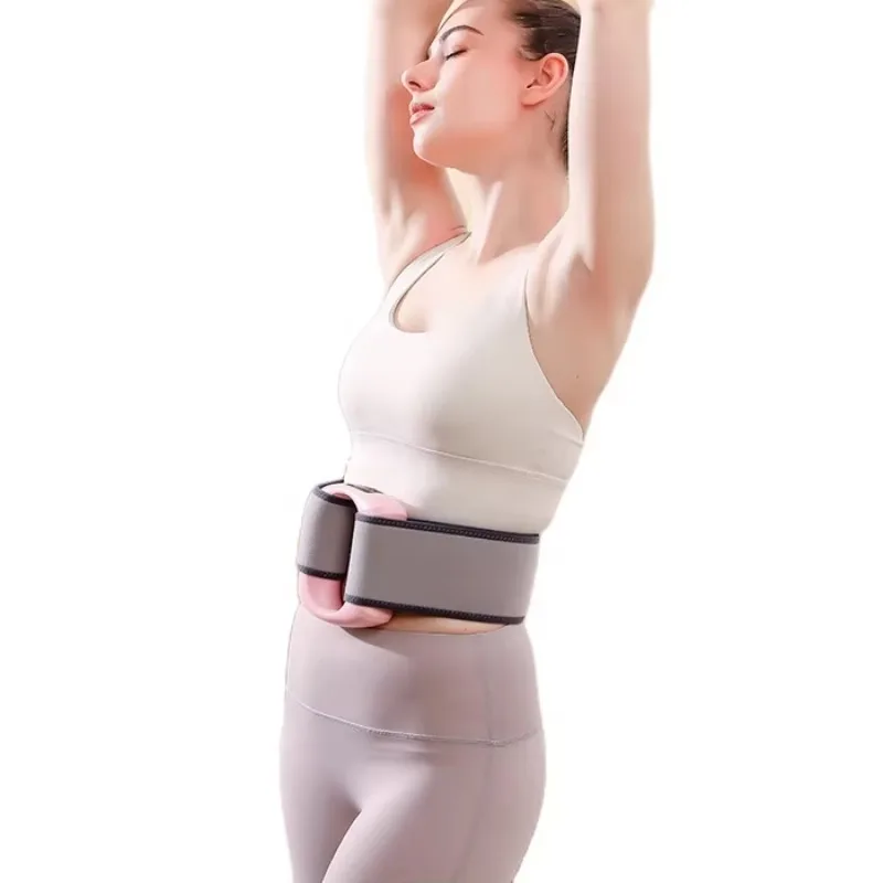 D Shape Rechargeable Powerful Electric Vibration Belly Massage Belt Massage Tapping Belt for Women