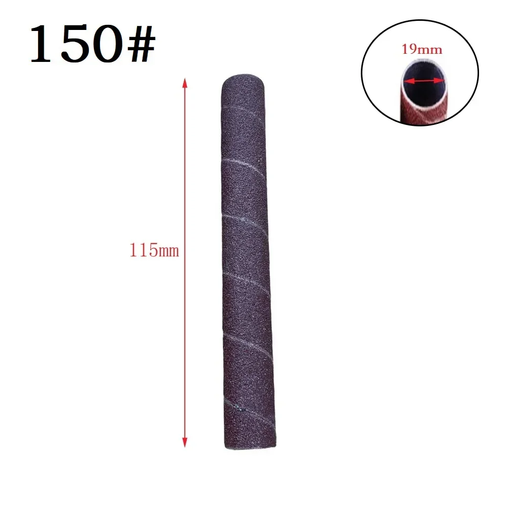 Sanding Drum Polishing Wheel Sanding Paper 19mm Wood 240# 80/150/240 Grit Alumina Durability Mixed Vibrating Performance