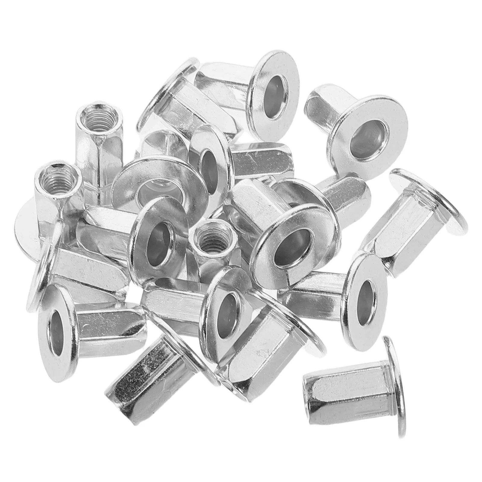 

20Pcs License Plate Fastener Nuts Sturdy Metal Easy Install Secure Attachment for License Plate Base Vehicle