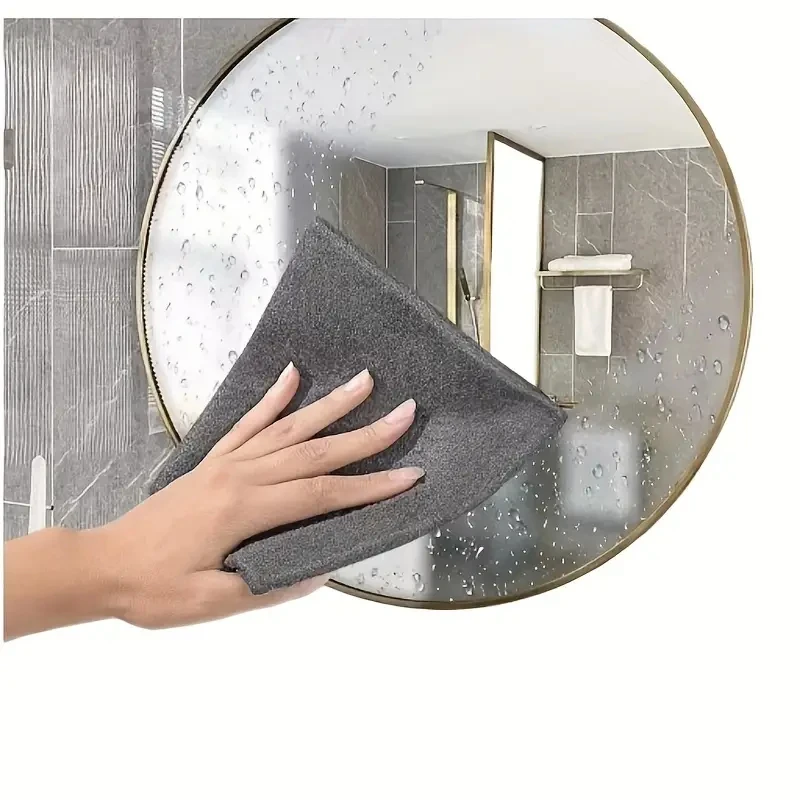 

2025 Magic Glass Cleaning Cloth-Thickened Streak-Free Towel Reusable Dual-Sided Eraser Kitchen Windows No Watermark Home Tool