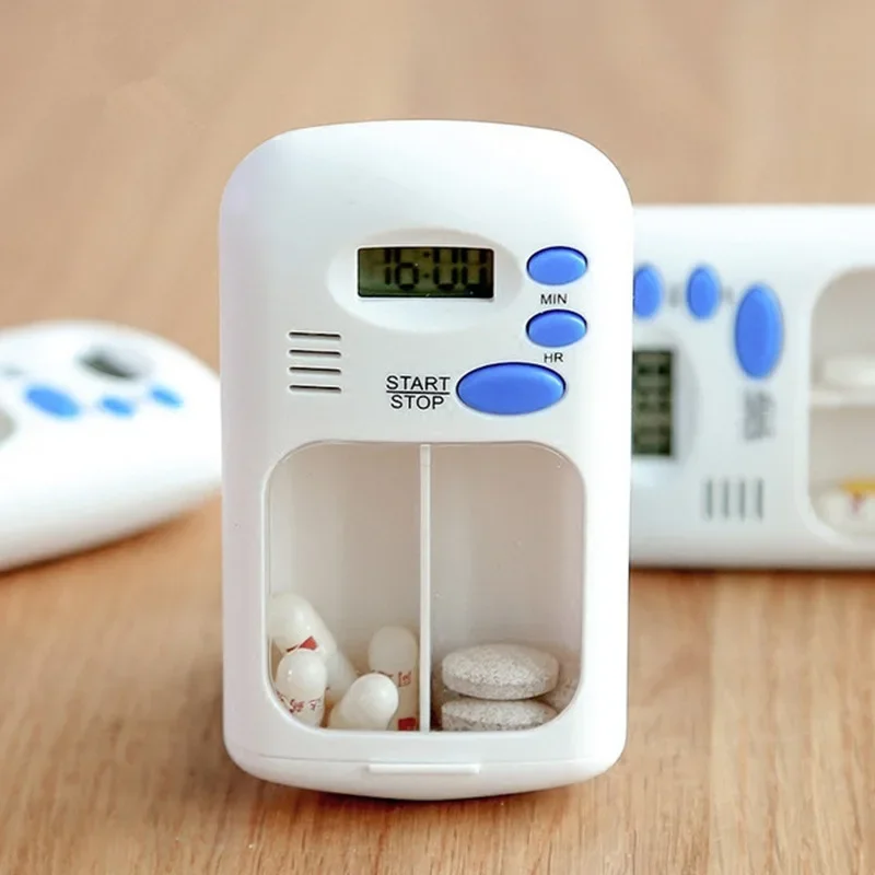 Smart Electronic Pill Box Timing Reminder Medicine Case Portable Mini Creative Sub-packaging Storage Box
