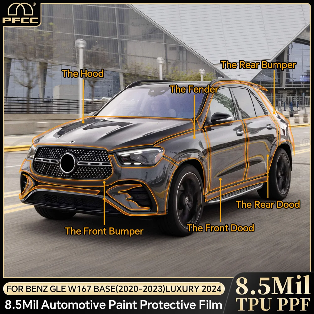 

PPF TPU Kit for Mercedes-Benz GLE W167 Luxury 2024 Base 2020-2023 Scratch Car Paint Protection Film Clear Bra Accessories