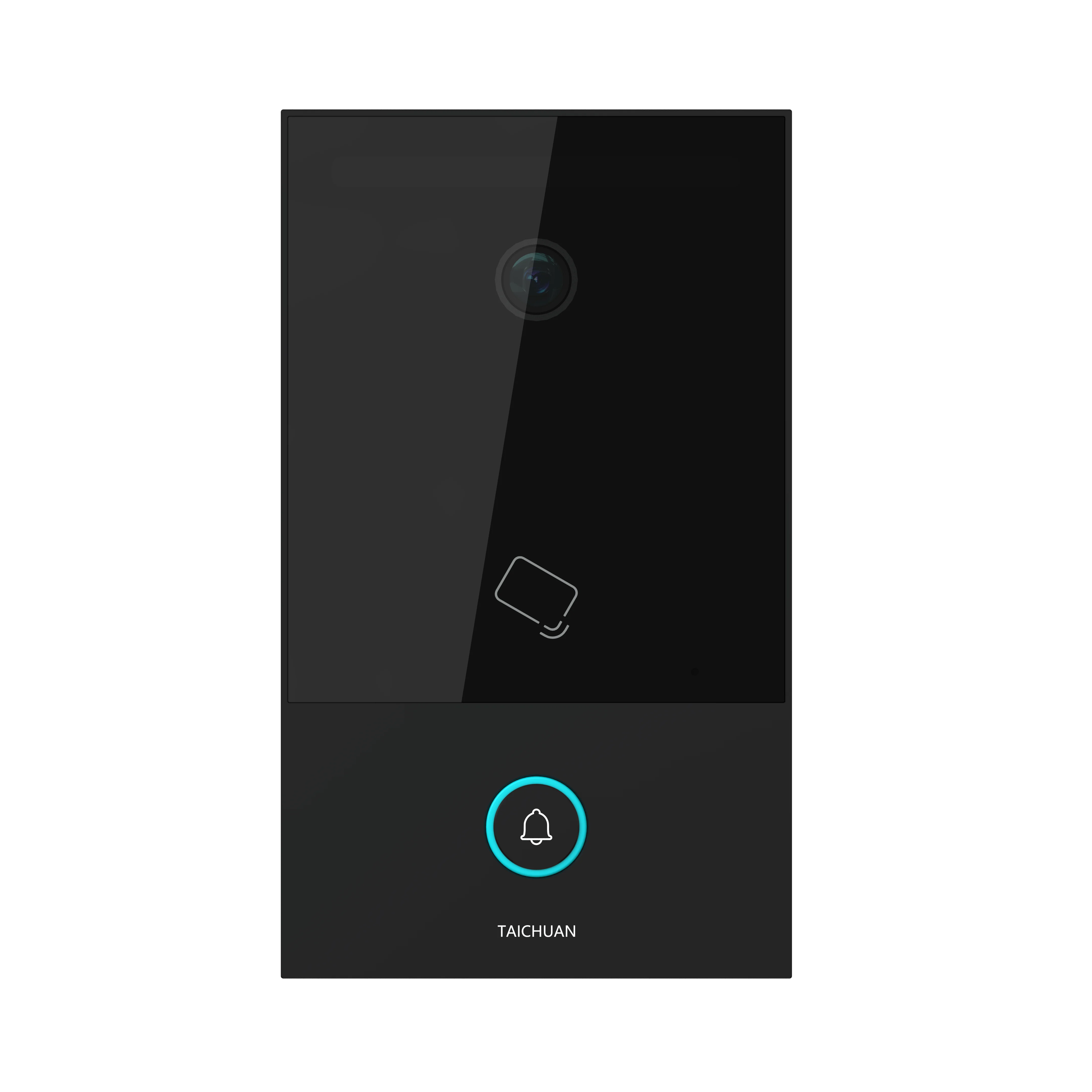 High Security Keyless WiFi Smart Doorbell with Camera, IC/ID Card, Digital Password, IP Multiple Apartment Access Control