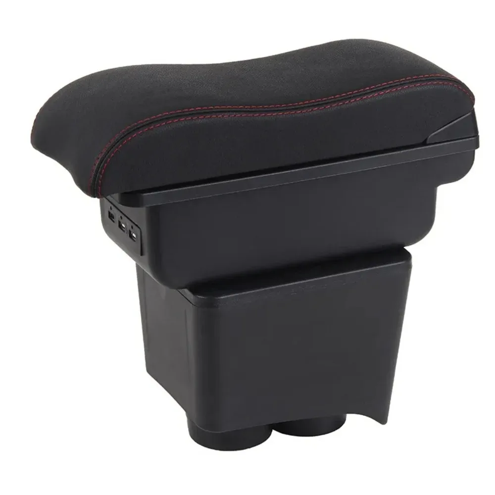 For Volkswagen Polo 04-11 Car Seat Armrest Car Center Armrest Storage Box No Perforated Center Console Armrest Box