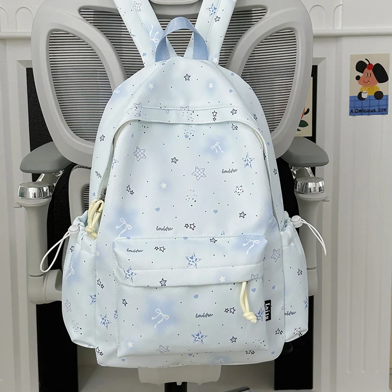 Japanese StyleinsSimple Style Small Backpack for Students, Middle School and College Students, Lightweight Double Shoulder Bag,