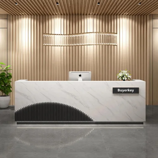 Clothing shop Beauty salon Bar training institution Imitation marble checkout page Company reception desk