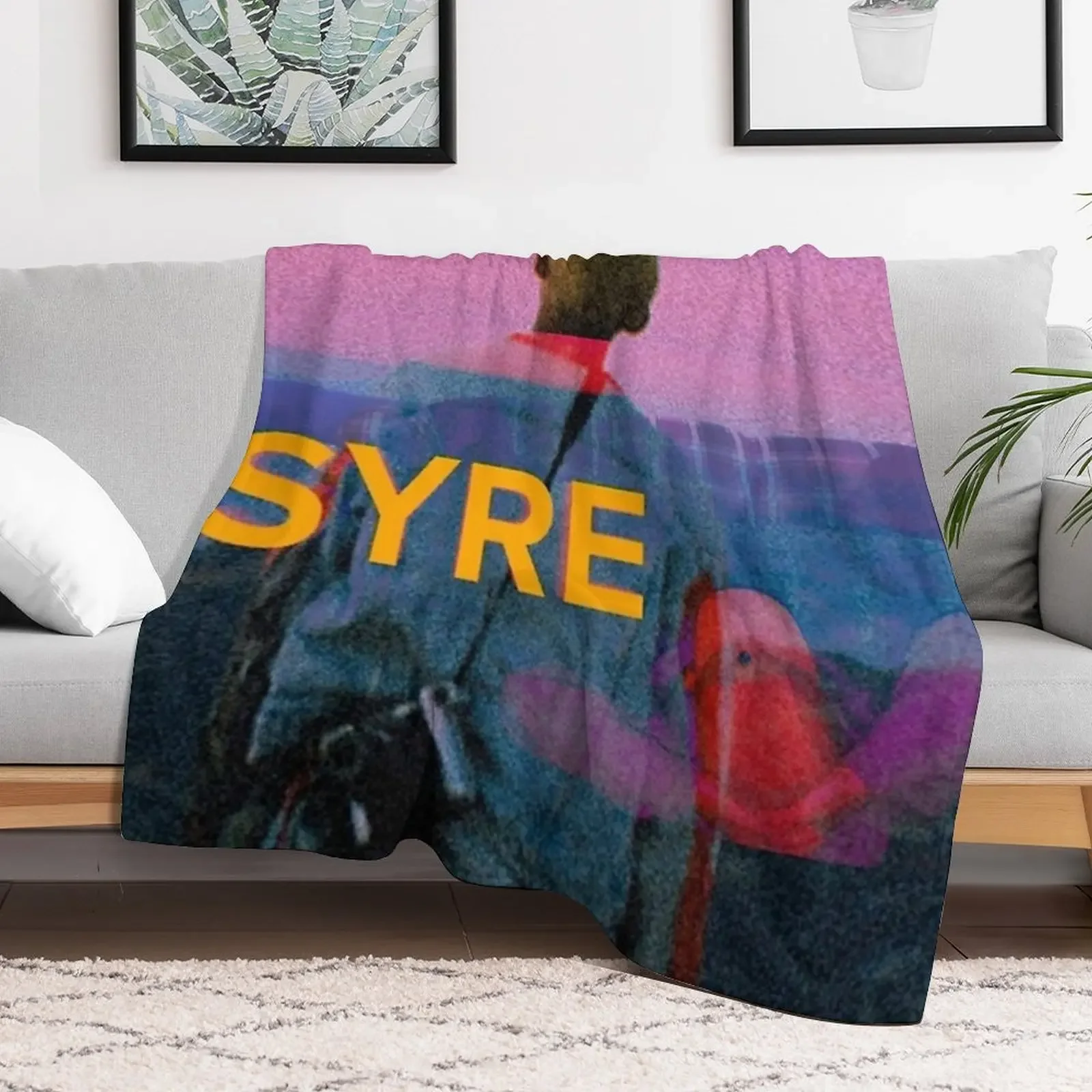 Jaden Smith - SYRE Throw Blanket Plaid on the sofa Hair valentine gift ideas Blankets