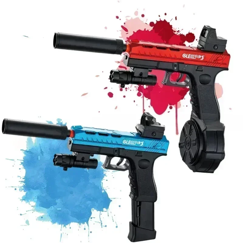 JM-X2 Gi0ck G17 G18 Kanonnen Blasters Gei Ball Gun Automaat Met Gel Bullet Gun Acsessories Buiten Schieten Speelgoed