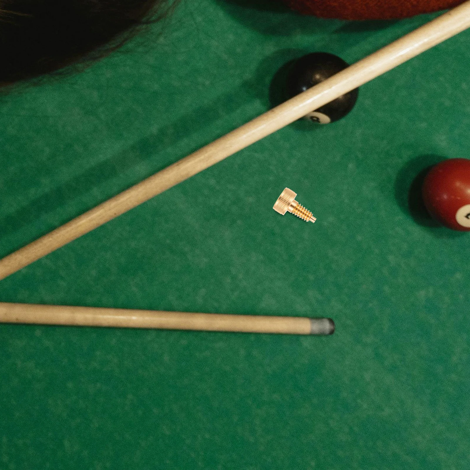 Conector de billar de latón para piscina, conexión de punta de extensión de Hardware duradero, seguro, estable, fácil instalación, adecuado para varios tacos