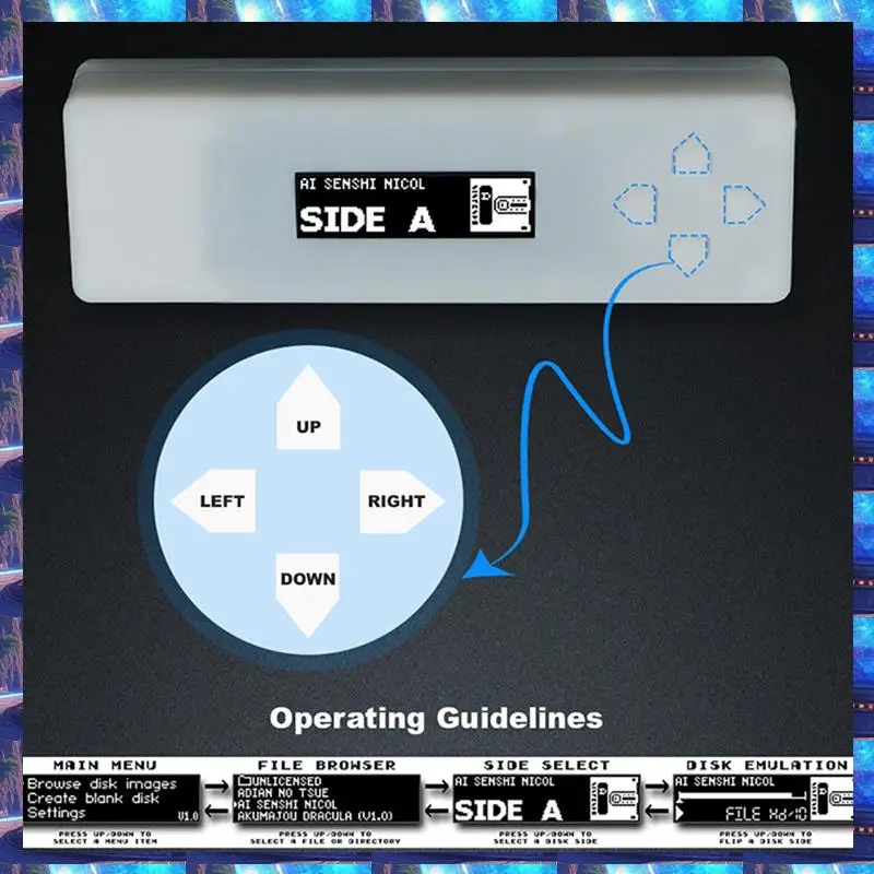 

Эмулятор привода дисковой системы Fdskey 2025 + карта памяти с OLED-дисплеем для консоли AV FC Famicom, для привода дисковой системы Fdskey