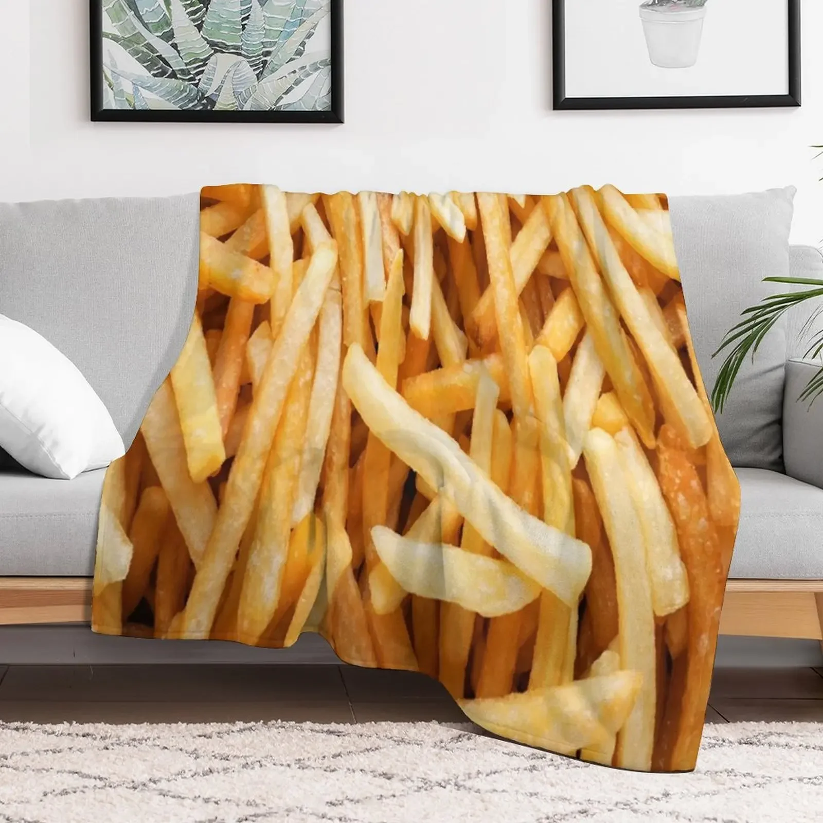 Fries Throw Blanket Luxury Luxury Brand Bed Fashionable Blankets