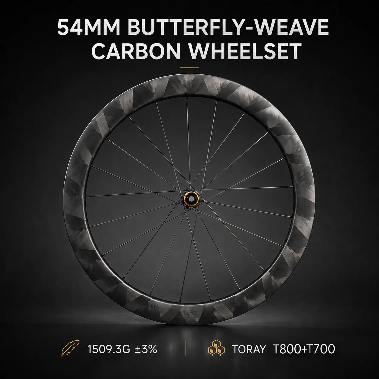35mm 38mm 40mm 57mm 77 ROAD Carbon-Laufradsatz für Kletterfahrten Ohne Logo 700C Laufrad 12x100/12x142mm Gravel, Rennklasse Center Lock Scheibenbremse