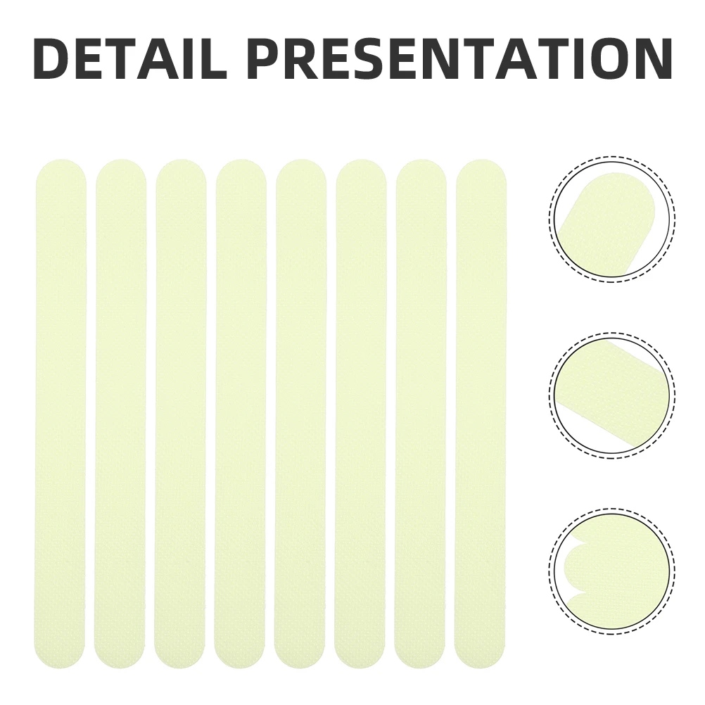 

24 Pcs Anti-slip Stickers Bathtub Non-slip Tape Floor Peva Flooring Traction Ground Stairs Strips Luminous Decals Bathroom