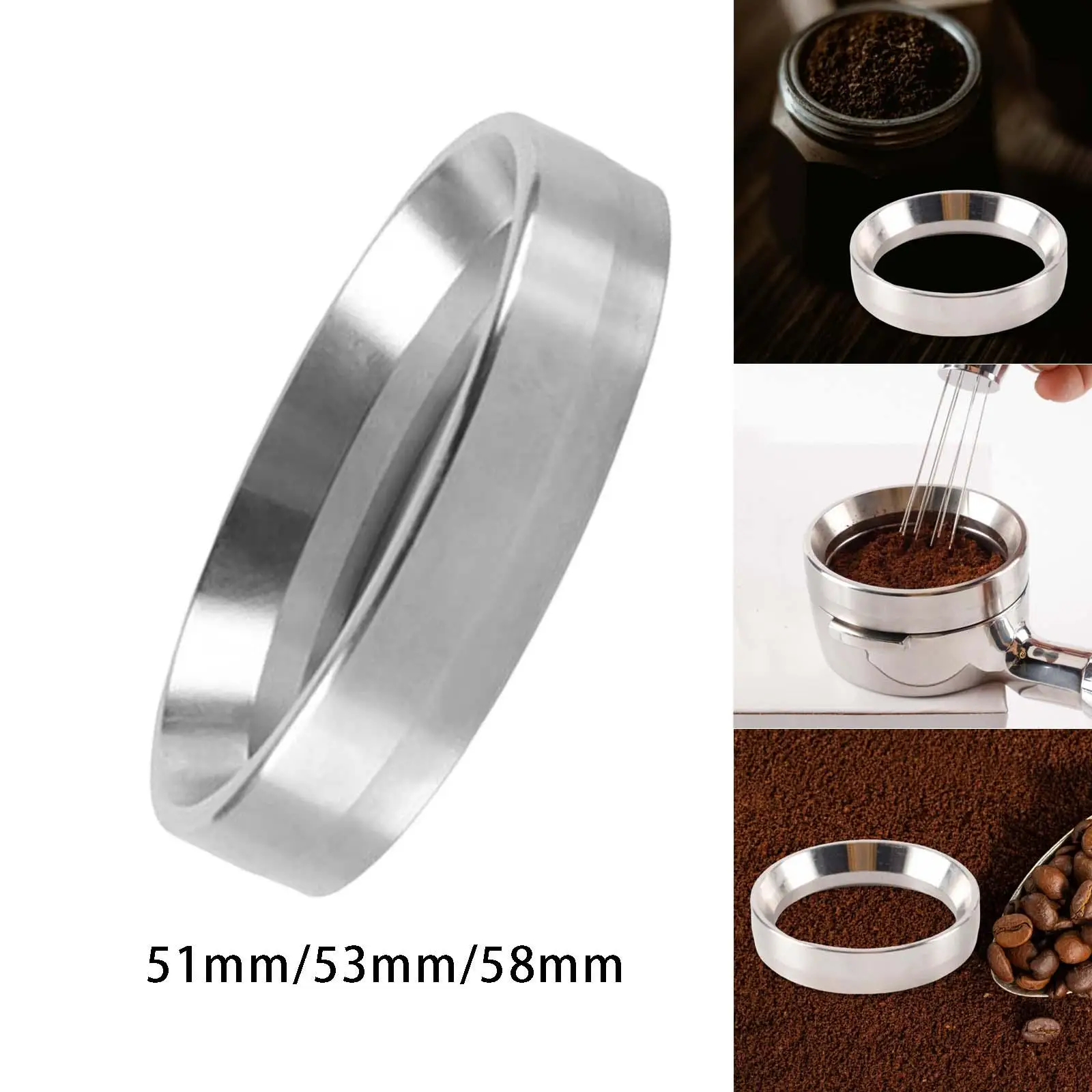 Premium Stainless Steel Coffee Dosing Funnel - Ultimate Barista Tool for Home and Office