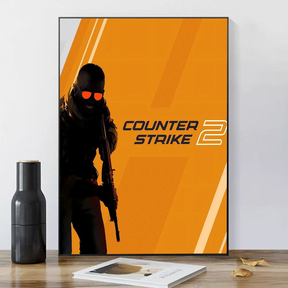 Counter-Strike CS 2 Good Quality Prints And Posters Waterproof Paper Sticker Coffee House Bar Posters Wall Stickers