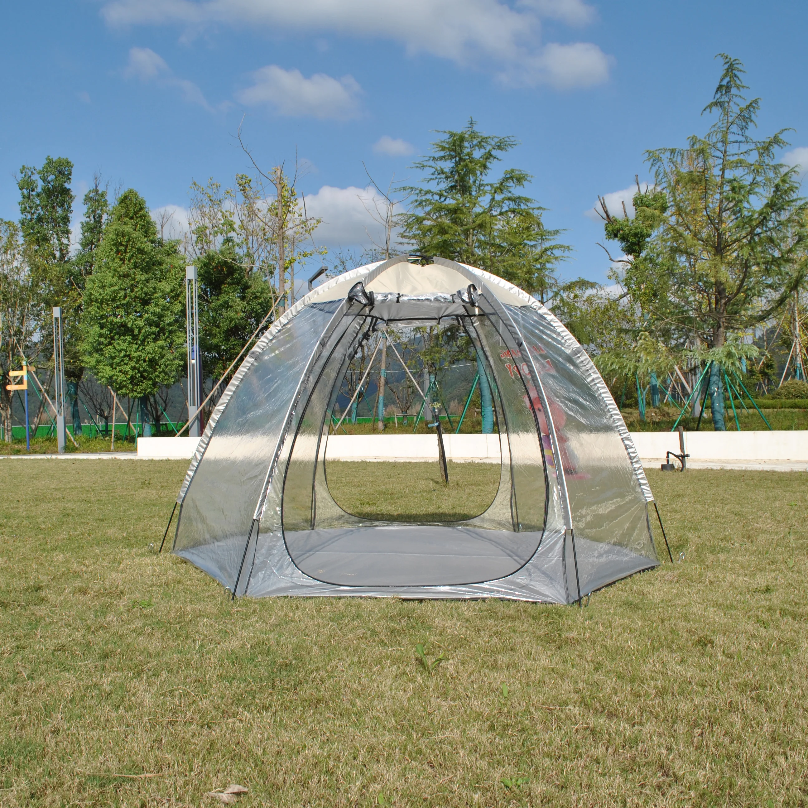 6 Person PVC Bubble Tent - Large Oversize Weather Proof Pod - Panoramic outdoor sunroom tent - Starry Sky Tent,transparent Tent