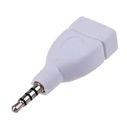 3.5mm Male Jack to USB 2.0 Female Plug Converter Adapter Audio Car Auxiliary Port