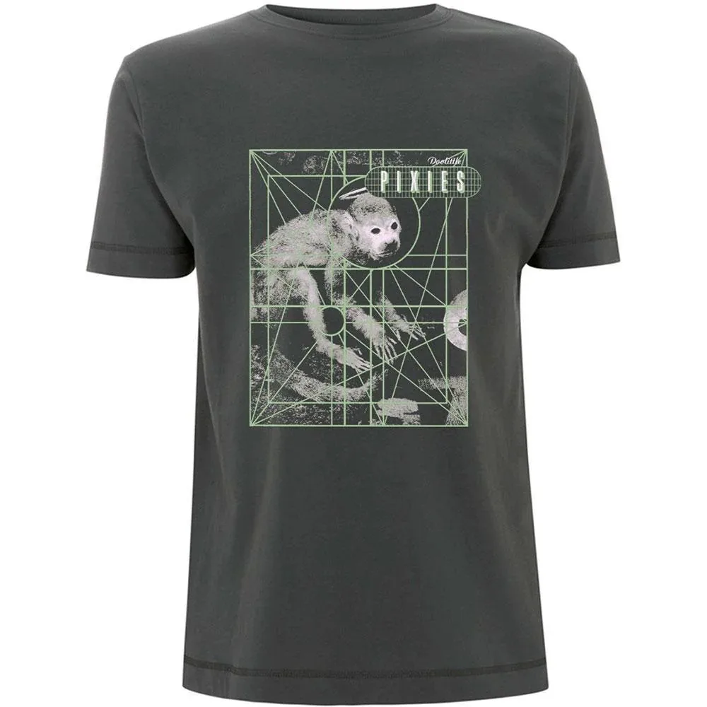 Placebo Pixel Logo Print Cotton T-Shirt Alternative Rock Band Unisex Short Sleeve Tee