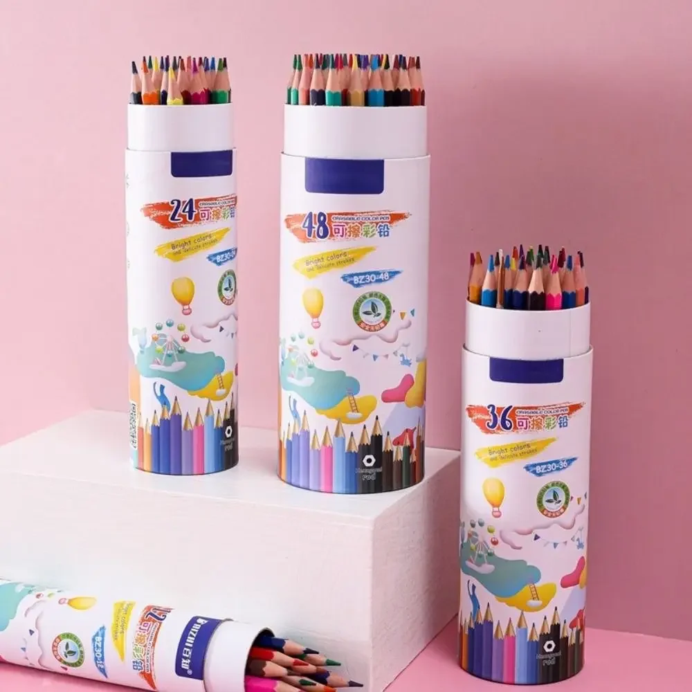 

12/24/36/48Color Drawing Pencils Drawing Art HB Art Painting Pencil Student Stationery Portable Colored Pencils Art Supplies