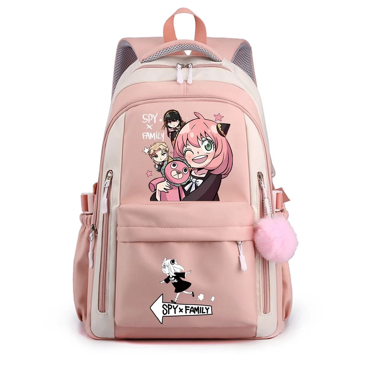 Anime SPY×FAMILY Backpack Anya Forger Twilight Cartoon Print Student Schoolbag Large Capacity Travel Spine Protection Backpack
