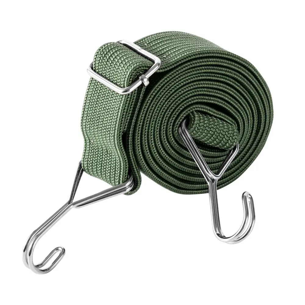 Durable Elastic Bungee Cord Wide Cargo Tie Down Band Thicken Luggage Rope For Vehicle Cart Logistics Bundle Transport Utility